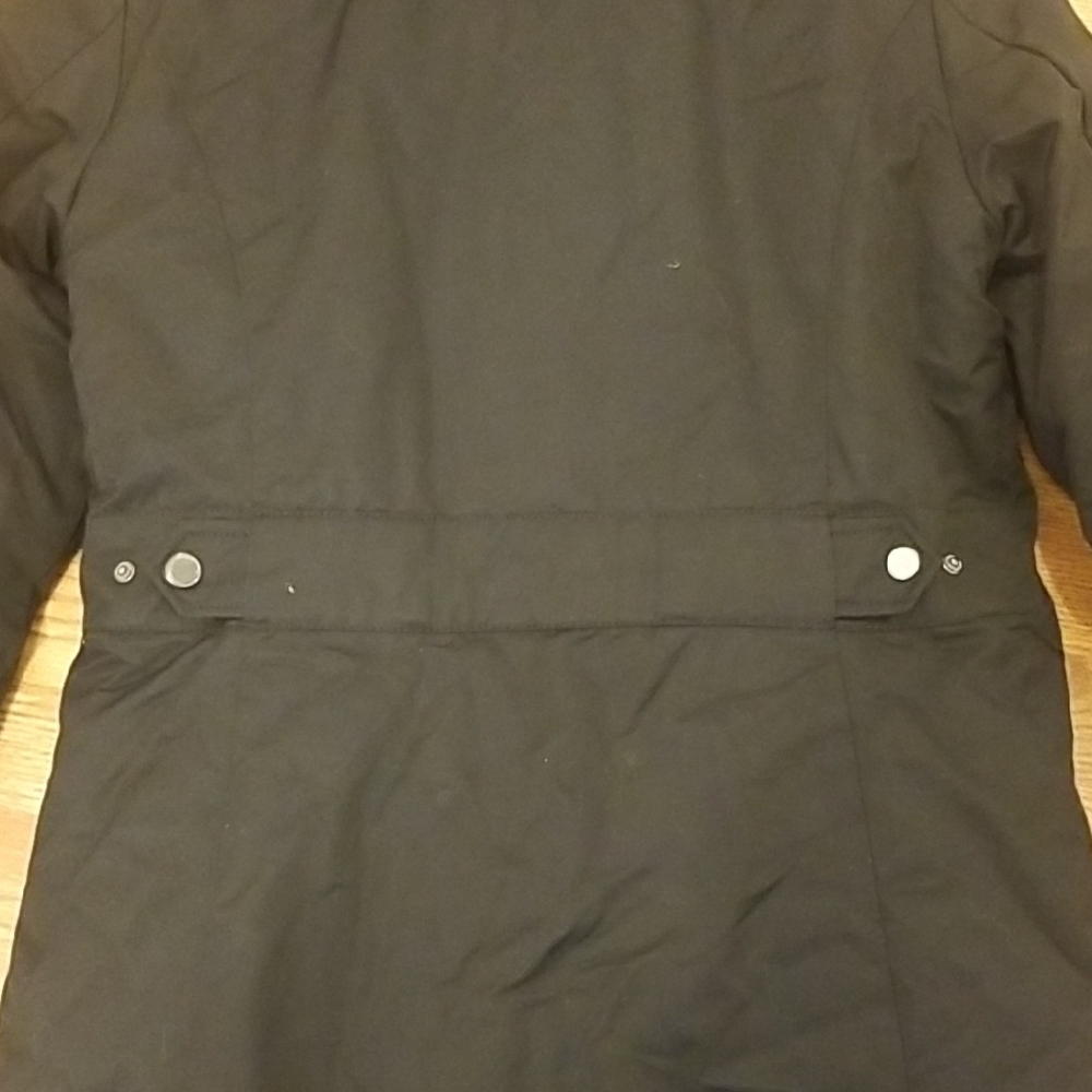 Madison Black Ski Jacket with Faux Fur Hood - Picture 14 of 15